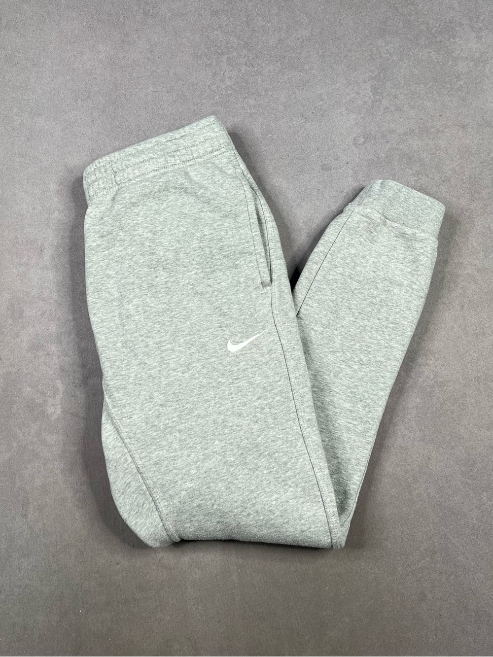 Nike Grey Jogger Sweatpants with Swoosh